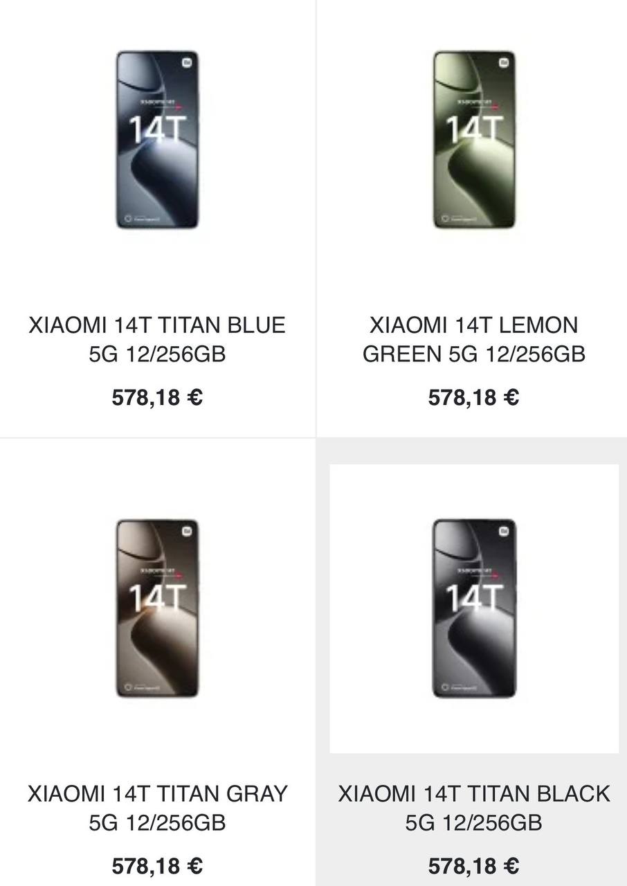 Διαρροή λεπτομερειών για τα Xiaomi 14T/14T Pro