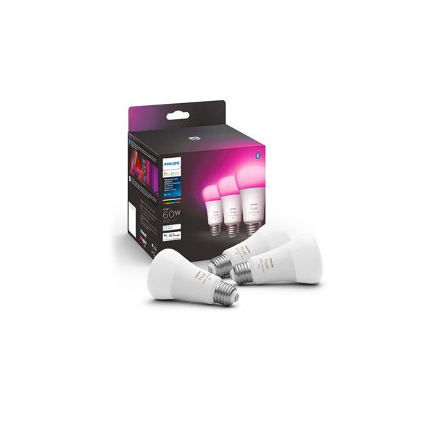 Philips Hue A19 LED Smart Light Bulb - White and Color Ambiance