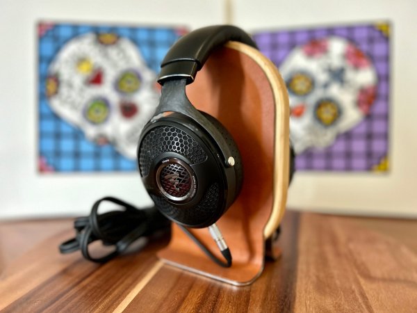  Focal Utopia headphones on a stand