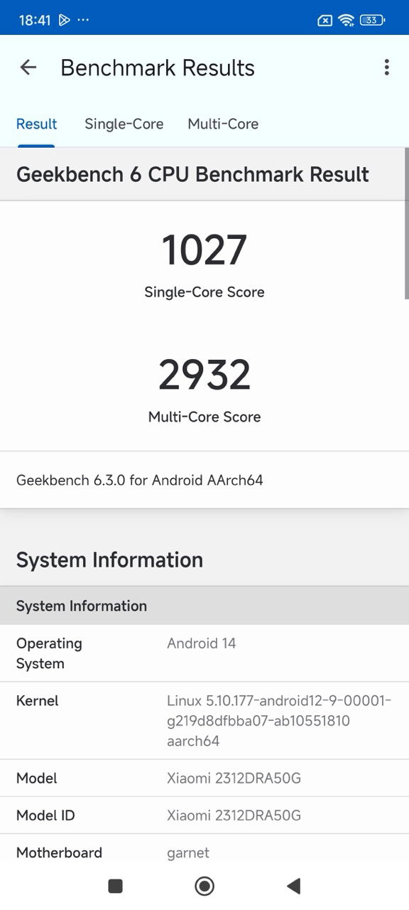 Redmi Note 13 Pro 5G benchmark