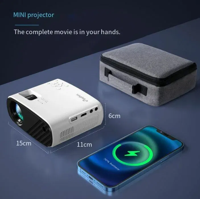 ELEPHAS BL128 - Mini προβολέας 8000 lux με WiFi και MirrorLink στα 93.3€ από Τσεχία!