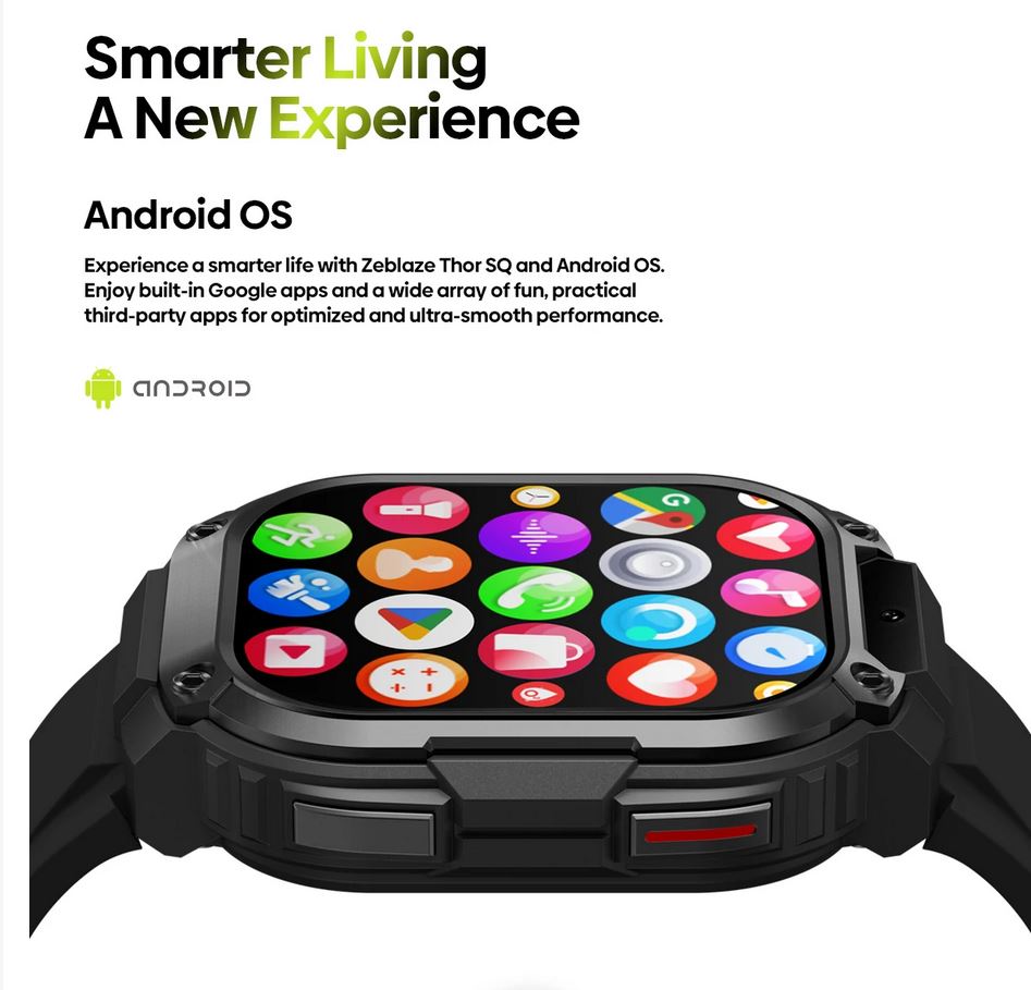 Zeblaze Thor SQ: Full Android Smartwatch με 4G, AMOLED 2.1