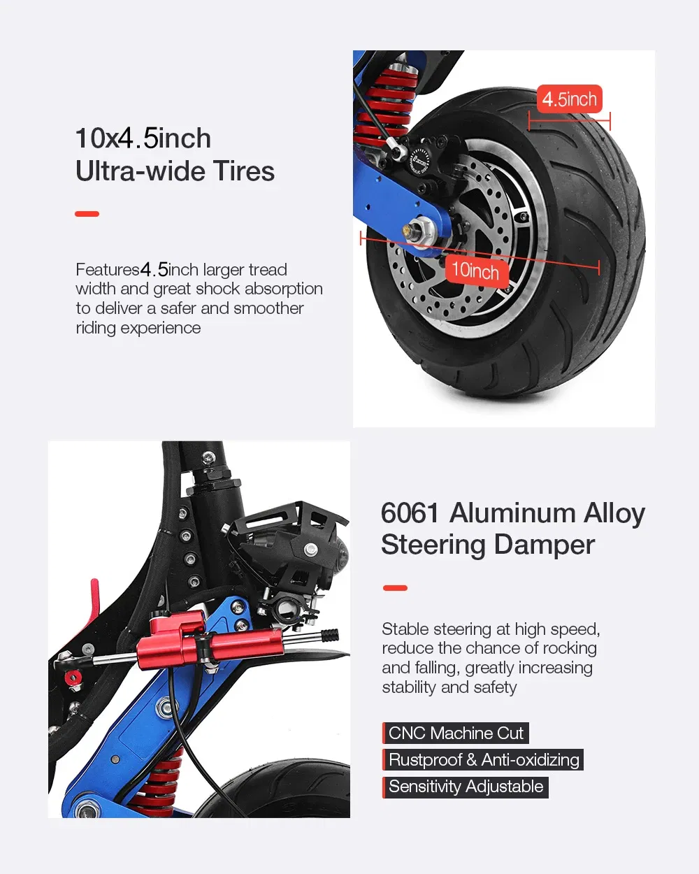 LAOTIE ES19: Ηλεκτρικό πατίνι 6000W, 100km/h, 135km αυτονομία