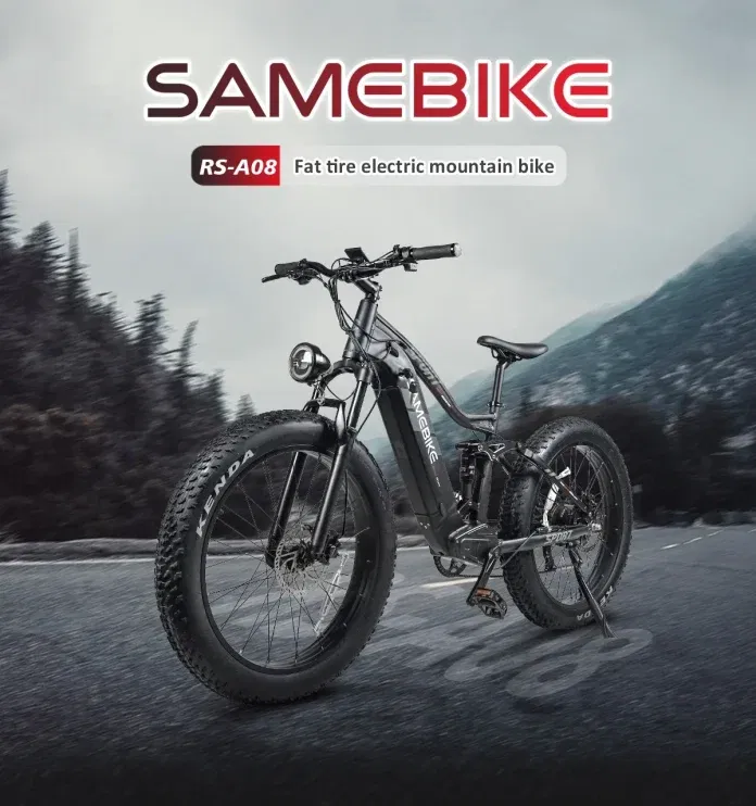 [#Ιστορικό_Χαμηλό] SAMEBIKE RS-A08: Mοτέρ 750W, μεγάλη μπαταρία και τελική ταχύτητα 35km/h σε ένα Fatbike με DNA.. βουνού.