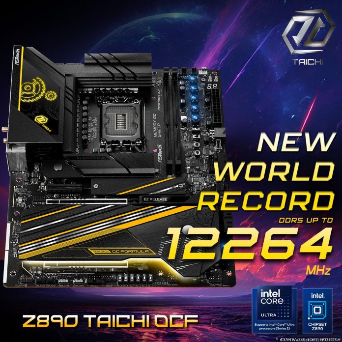 V-Color Manta XFinity DDR5 CUDIMM ώθησε σε 12350 MT/s στο ASRock Z890 Taichi OCF