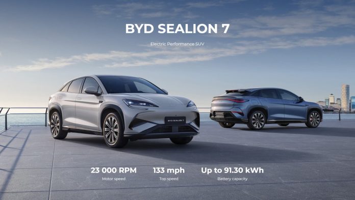 BYD Sealion 7: Η κυκλοφορία στην Ευρώπη ξεκίνησε