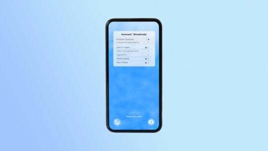 Bluetooth Auracast UI