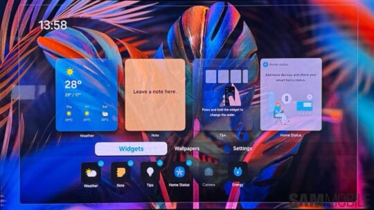 Samsung TV One UI Update Daily Board Ρυθμίσεις γραφικού στοιχείου