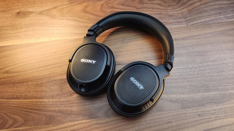  Sony MDR MV1 headphones on a table