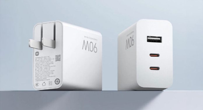 Νέος φορτιστής GaN 90W της Xiaomi με 3 εξόδους