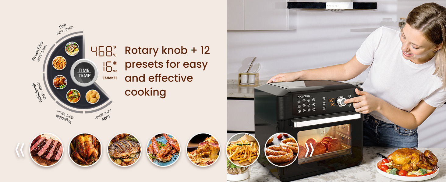 Proscenic T31: Μίνι Φουρνάκι-Air Fryer 15L, 1700W, με ελέγχο μέσω εφαρμογής στα 117.6€!