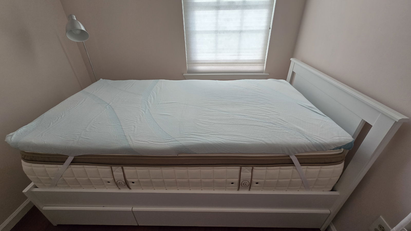 The setup process for the Tempur-Pedic Tempur-Adapt + Cooling Mattress Topper review, from start to finish