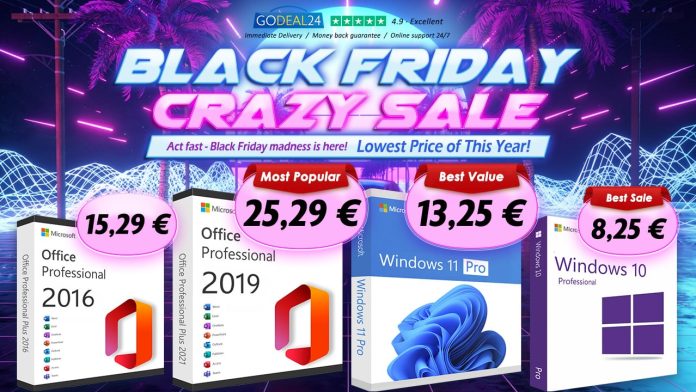 Προσφορά Black Friday: Office Pro Key μόνο 15.29€ από Microsoft!